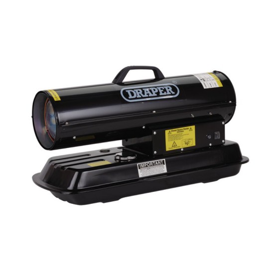 Draper 04174 230V 51,200 BTU/15kW Diesel and Kerosene Space Heater