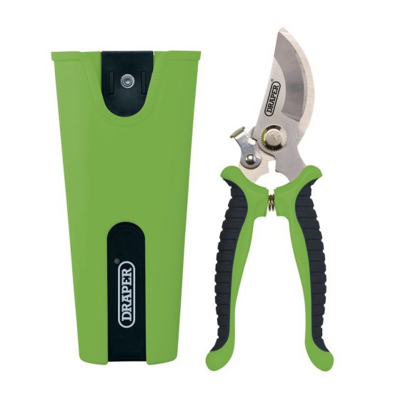 Draper 09007 190mm Bypass Secateurs & Holster Set - 2 Piece