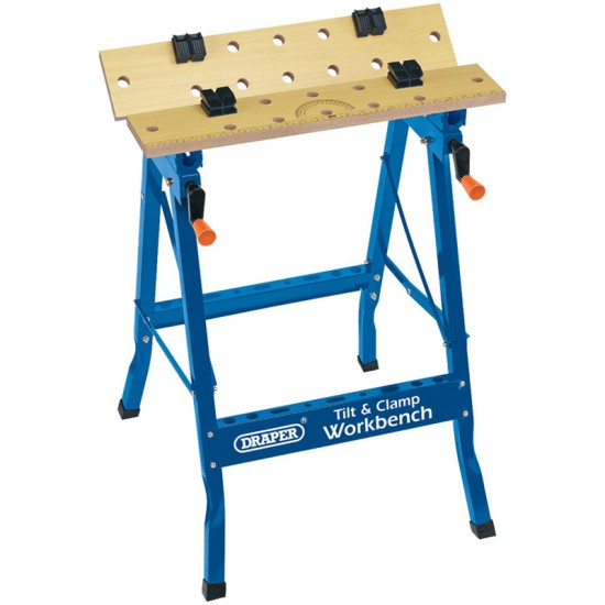 Draper 09951 Tilt & Clamp Fold Down Workbench 600mm