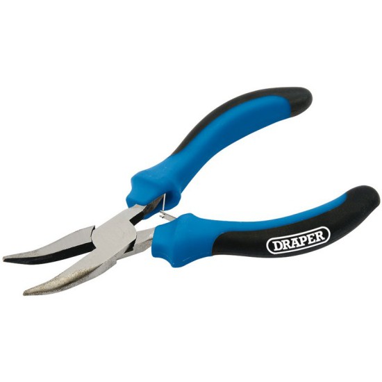 Draper 12540 125mm Soft Grip Bent Nose Mini Pliers