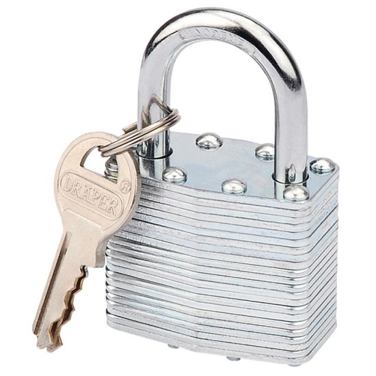 Draper LT100 Laminated Steel Padlock