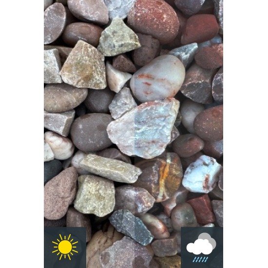 20mm Staffordshire Pink Gravel - Grab Bag