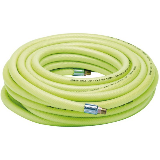 Draper 23191 High-Vis Air Line Hose - 15.2m x 10mm Bore 1/4" BSP