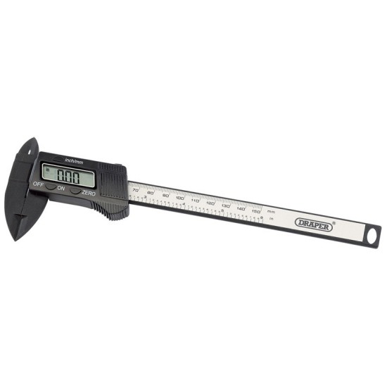 Draper 24816 150mm Carbon Fibre Digital Caliper Gauge