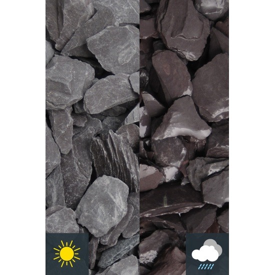 30 - 50mm Blue Slate Chippings