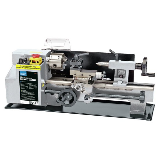 Draper 33893 250W Variable Speed Metal Work Lathe