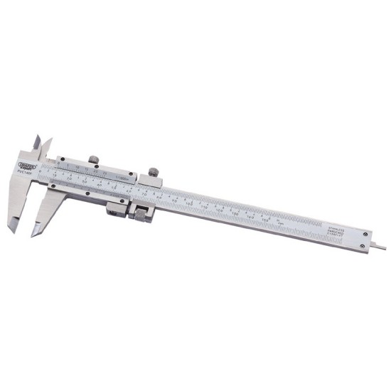 Draper PVCF Vernier Caliper with Fine Adjustment