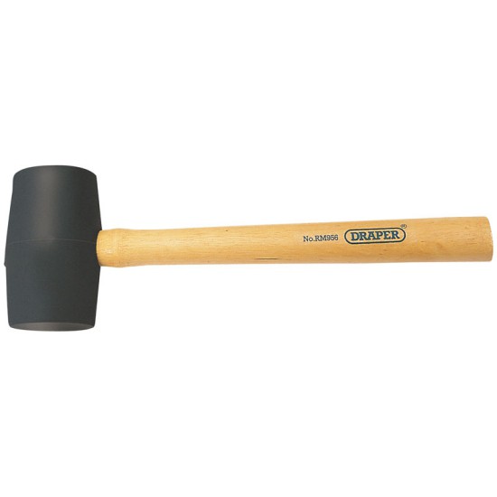 Draper RM956/2 Rubber Mallet with Hardwood Shaft