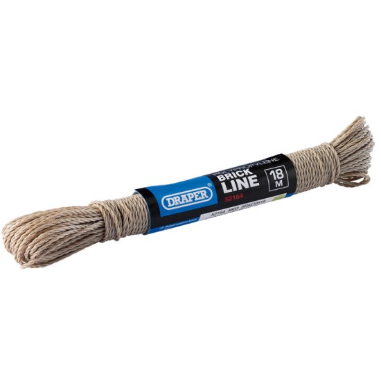 Draper 52164 Polypropylene Brick Line - 18m (Approx)