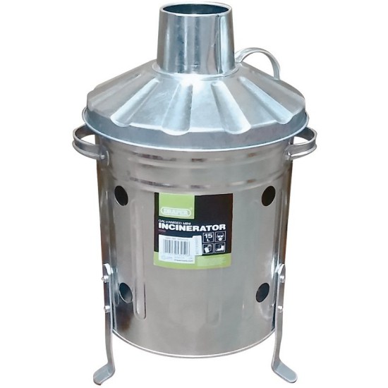 Draper 53250 Galvanised Mini Incinerator 15L