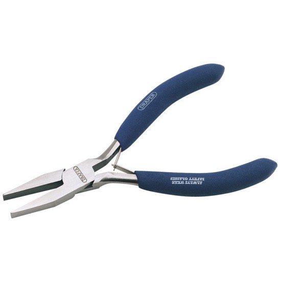 Draper 60741 125mm Carbon Steel Flat Nose Pliers