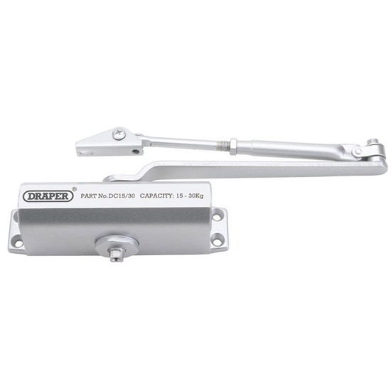 Draper DC Adjustable Automatic Door Closer