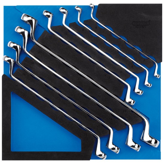 Draper 63523 8 Piece Ring Spanner Set in 1/2 Drawer EVA Insert Tray