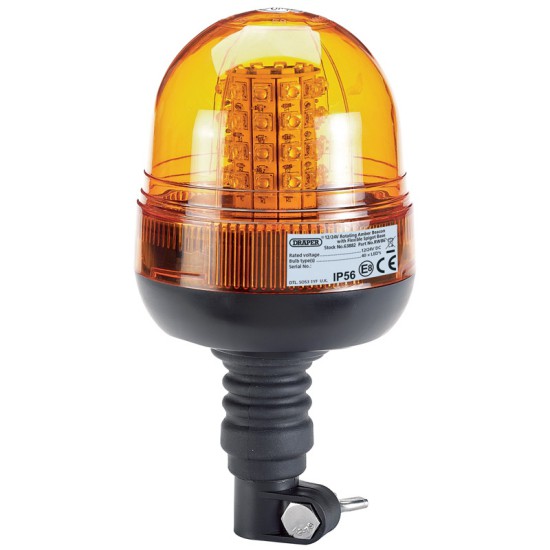 Draper 63882 12/24V LED Flexible Spigot Beacon - 400 Lumens