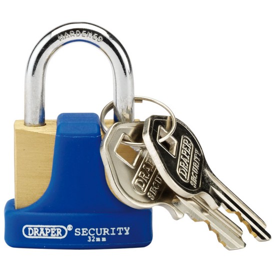 Draper 8303 Solid Brass Padlock 