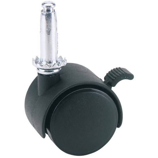 Draper 65467 Nylon Castor with Brake - 40mm Diameter - S.W.L - 25kg
