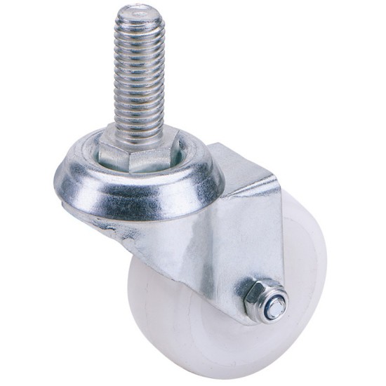 Draper 65494 Swivel Bolt Fixing Nylon Wheel - 50mm Diameter - S.W.L - 50kg