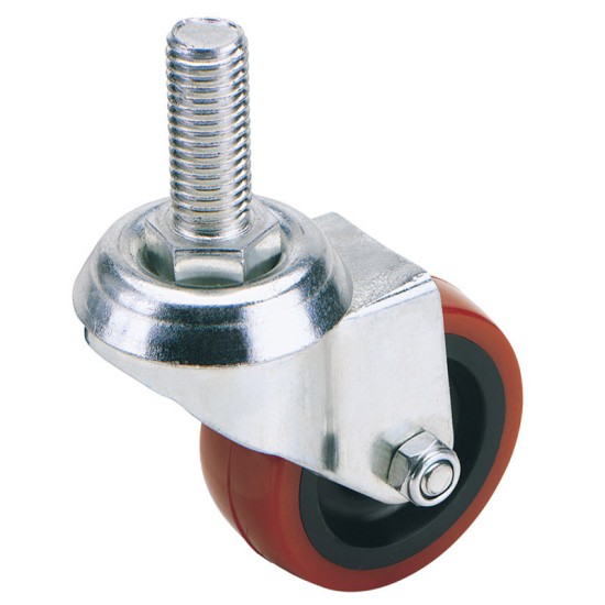 Draper 65510 Swivel Bolt Fixing Polyurethane Wheel - 50mm Diameter - S.W.L - 50kg