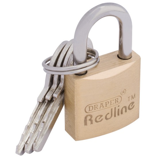 Draper RL-PL Brass Cylinder Padlock
