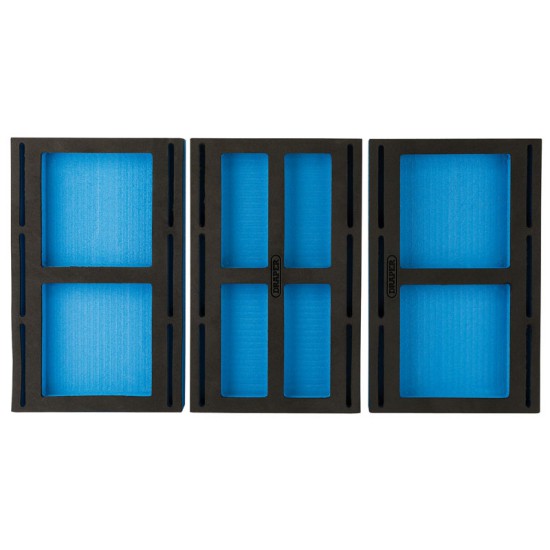 Draper 75047 3 Piece 1/4 Drawer EVA Insert Infill Tray