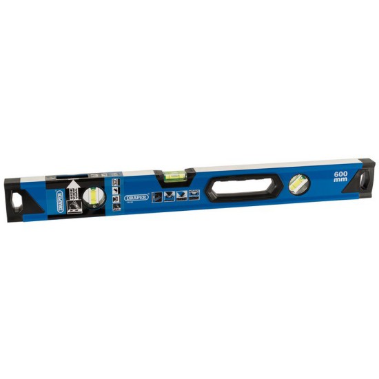 Draper DL80 Box Section Level with Side View Vial