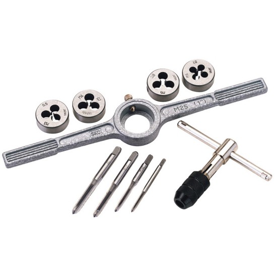Draper 79201 Metric Tap and Die Set - 10 Piece