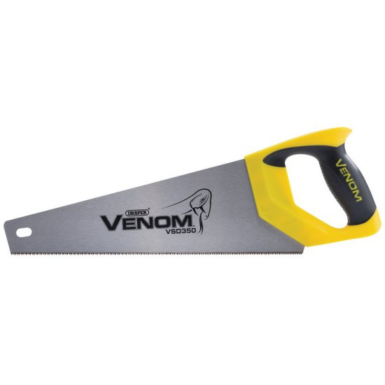 Draper 80874 Venom Second Fix Double Ground Tool Box Saw 11tpi/12ppi - 350mm
