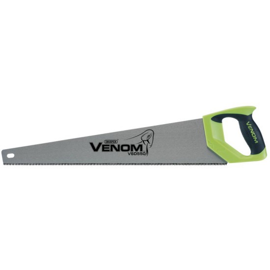 Draper 82196 7tpi/8ppi Venom First Fix Double Ground Handsaw - 550mm