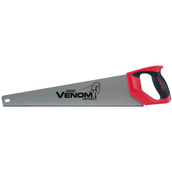 Draper 82202 11tpi/12ppi Venom Second Fix Triple Ground Handsaw - 500mm