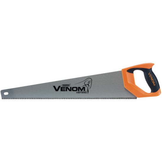 Draper 82203 7tpi/8ppi Venom First Fix Triple Ground Handsaw - 550mm