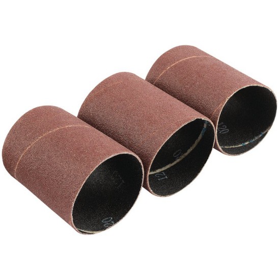 Draper APT255 Aluminium Oxide Sanding Sleeves 45 x 60mm (Pack of 3)