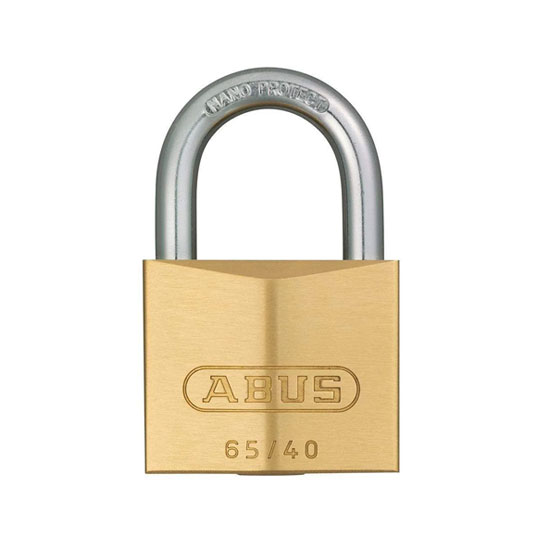 Abus 65/40KA Keyed Alike Brass Padlock