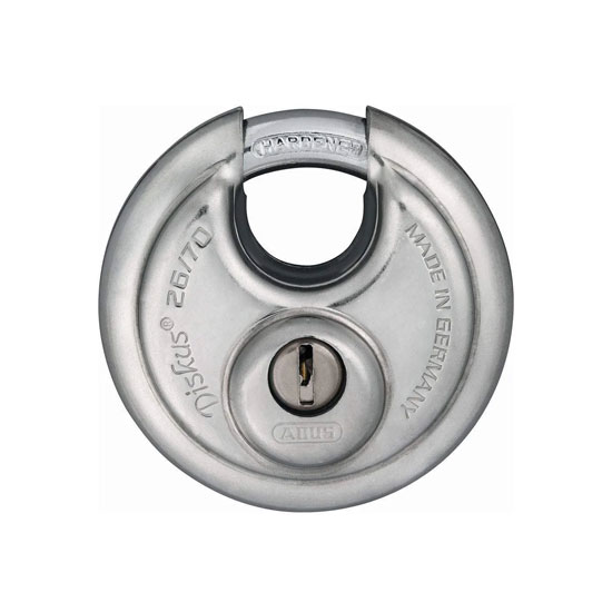 Abus Diskus Padlock Hardened Steel Keyed Alike
