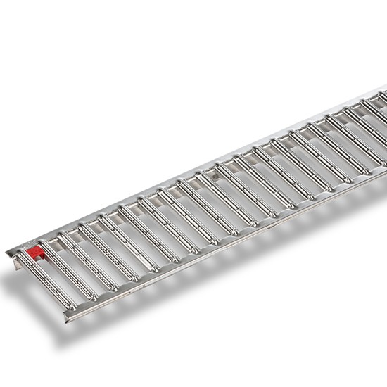 ACO CTL Hexdrain/Raindrain Polished Stainless Grating