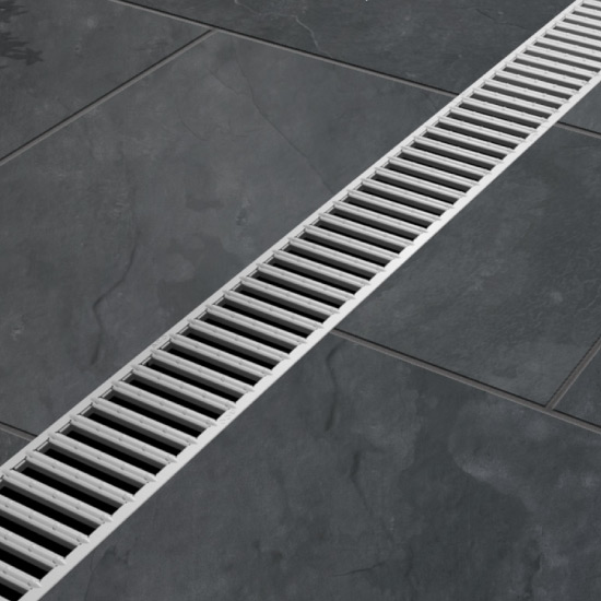 ACO 10305 CTL Hexdrain/Raindrain Anthracite Grating - 1000 x 118 x 15mm