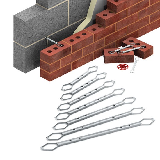 Ancon ST1 Stafix Stainless Steel Cavity Tie - 250 Box 