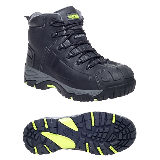 Apache Mercury Black Safety Boots