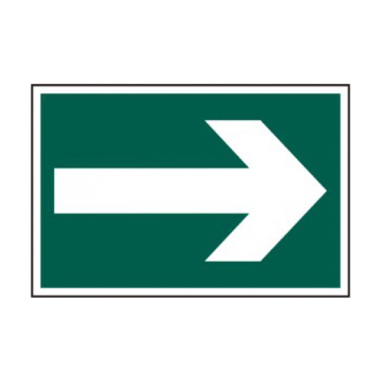 Arrow PVC Sign - 300 x 200mm