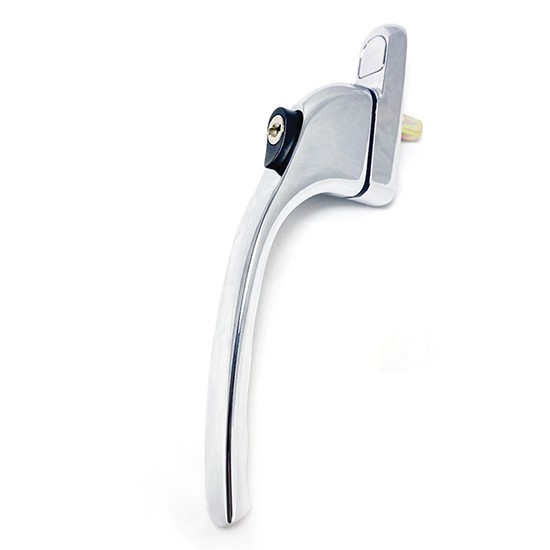 Avocet Affinity Inline Lockable Window Handle With Black Button