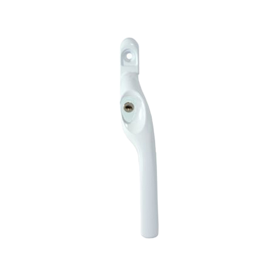 Avocet Affinity Offset Lockable Window Handle White with White Button