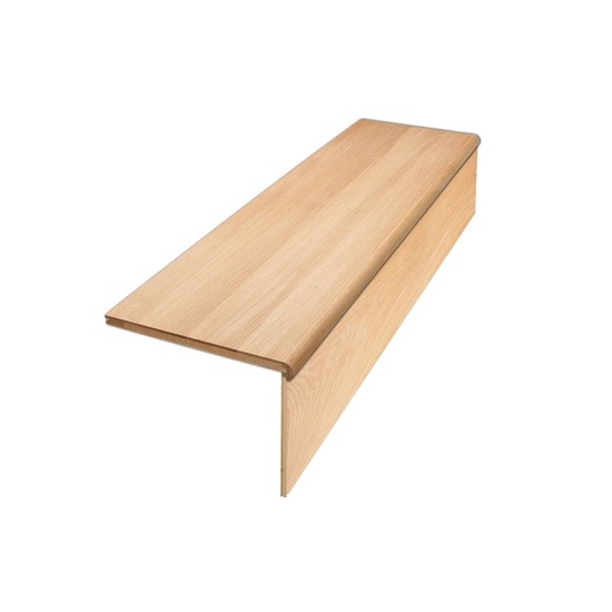 Cheshire SCT10-OKIT Pre-Finished Oak Stair Klad Tread & Riser Kit - 1000 x 300 x 13mm