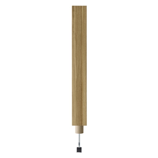 Richard Burbidge Immix White Oak Lacquered Newel Post  725mm x 90mm x 90mm