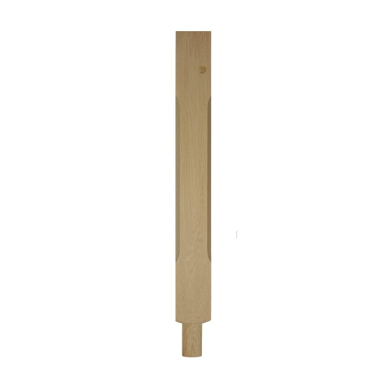 Richard Burbidge Elements Oak Stop Chamfer Newel 