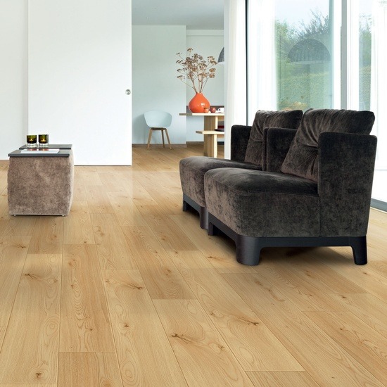 Forester UNICLIC V-Groove Laminate Flooring - 1261 x 192 x 8mm (9 Pack)