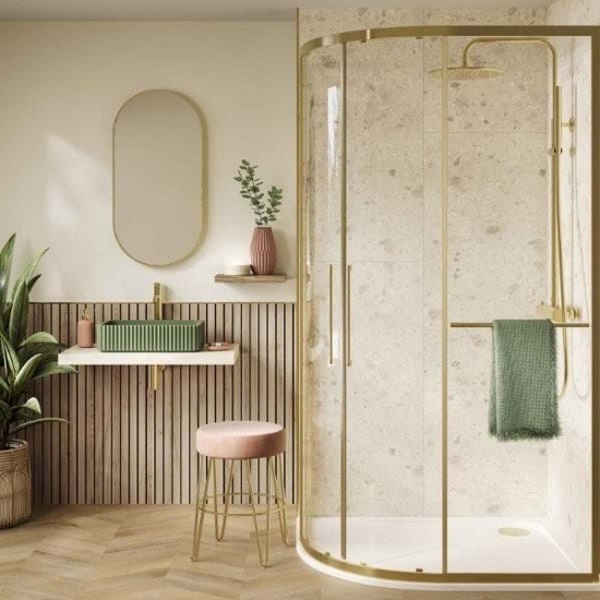 MultiPanel XL Offset Marble A Hydrolock T&G Wall Panel - 2400 x 598mm
