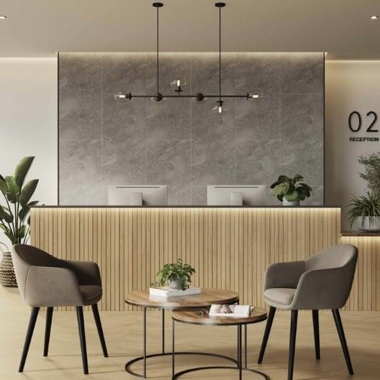 MultiPanel XL Offset Marble B Hydrolock T&G Wall Panel - 2400 x 598mm