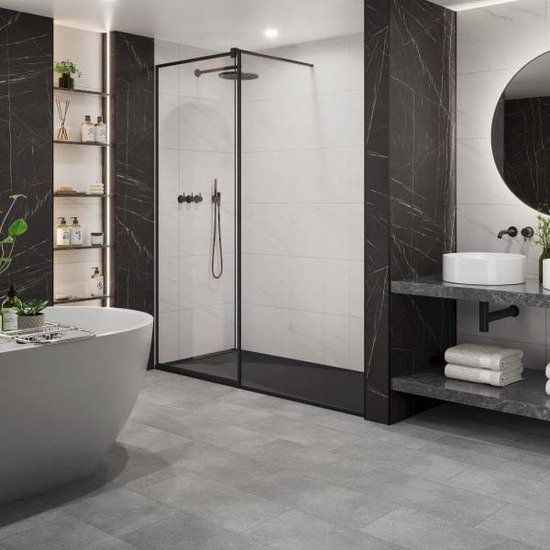 MultiPanel Click Floating Tile Grout Edge Vinyl Flooring - 1.64m² Coverage