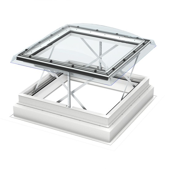 Velux CSP 100100 1073QV Smoke Vent Flat Roof Kerb (ISD Cover Separate) - 1000 x 1000mm