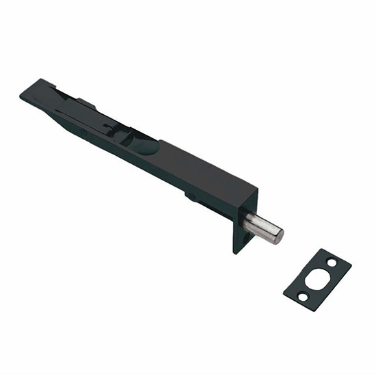 LPD Manhattan Style 150mm Black Flush Bolt