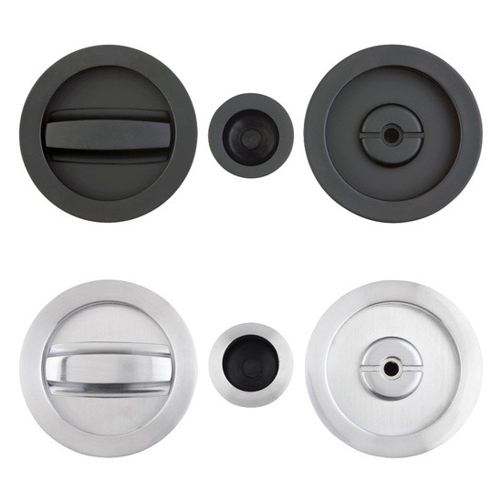 Deanta Pocket Door Round Bathroom Lock